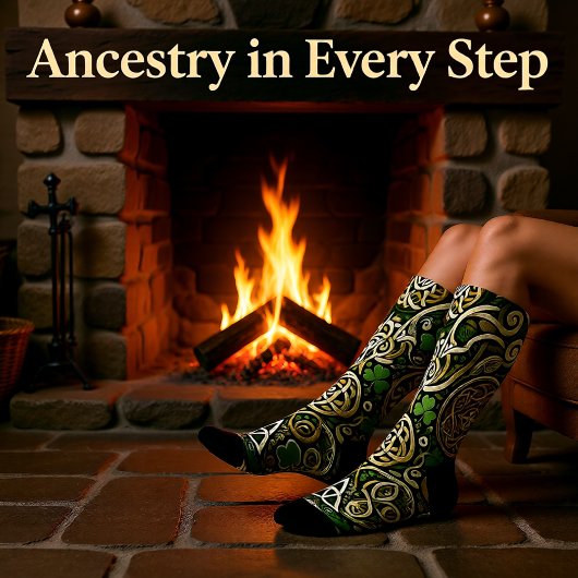 Chaussette Fleur Celtique