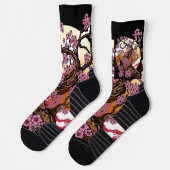 Chaussette Fleur de cerisier sauvage (Gauche)