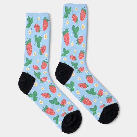 Chaussette Fleur de fraise mini (Droite)