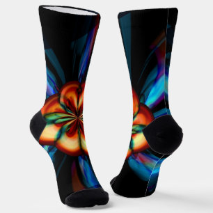 Chaussette Fleur de l'arc-en-ciel