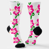 Chaussette Fleur de Tilleul Rose Tropicale Thunder_Cove (Angulaire)