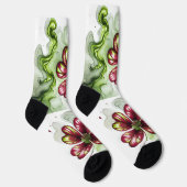 CHAUSSETTE FLEUR DE TRÈFLE VIOLET (Droite)
