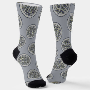 Chaussette FLEUR DE VIE - Art du Symbole de Géométrie Sacrée
