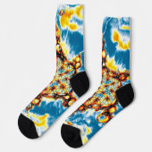 Chaussette Fleur De Vie - Façons Colorées 5 (Gauche)