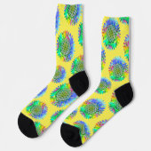 Chaussette Fleur de Vie - Floraison Géométrique 4 (Gauche)