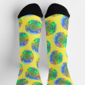 Chaussette Fleur de Vie - Floraison Géométrique 4 (Haut)