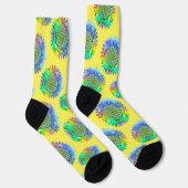Chaussette Fleur de Vie - Floraison Géométrique 4 (Droite)
