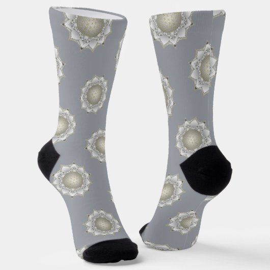 Chaussette Fleur de Vie - Mandala Fleurs 1 (Angulaire)