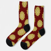 Chaussette Fleur de Vie - Mandala Indien 4 (Gauche)