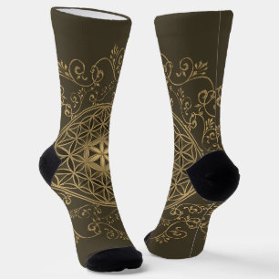 Chaussette Fleur de Vie - Ornements Vintage Mandala 2