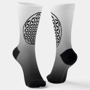 Chaussette FLEUR DE VIE - Symbole de géométrie sacrée complet