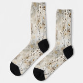 Chaussette Fleur d'eau naturel (Gauche)