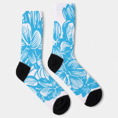 Chaussette Fleur d'Hydrangea Botanique Bleu Céleste (Droite)