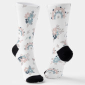 Chaussette Fleur Et Boho Motif Sans Fil (Angulaire)