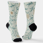 Chaussette Fleur, motif floral, William Morris (Angulaire)
