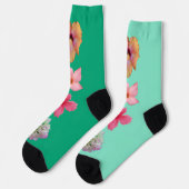 Chaussette Fleur Power 1 Chaussettes (Gauche)