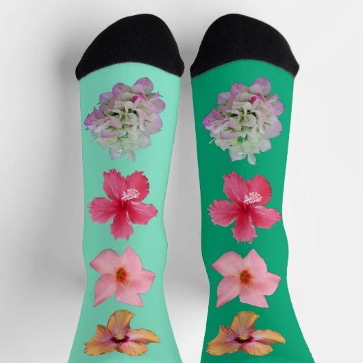 Chaussette Fleur Power 1 Chaussettes (Haut)