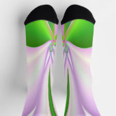 Chaussette Fleur rose (Haut)