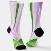 Chaussette Fleur rose (Angulaire)