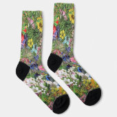Chaussette Fleur sauvage de la nature en fleurs botaniques (Droite)