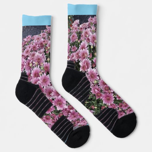 CHAUSSETTE FLEURS (Droite)