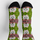 Chaussette Fleurs blanches et roses (Haut)