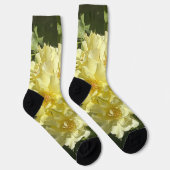 Chaussette Fleurs botaniques jaunes (Droite)