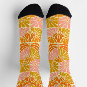 Chaussette Fleurs colorées rétro (Haut)
