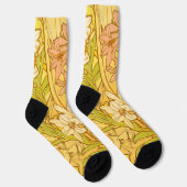 Chaussette Fleurs de lys Art nouveau d'Alphonse Mucha (Droite)