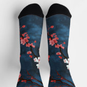 Chaussette Fleurs de minuit (Haut)