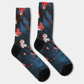 Chaussette Fleurs de minuit (Droite)