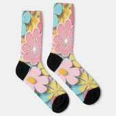 Chaussette Fleurs de papier (Droite)