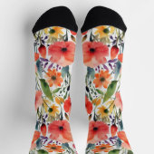 Chaussette Fleurs de PRINTEMPS (Haut)
