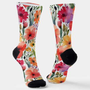 Chaussette Fleurs de PRINTEMPS