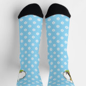 Chaussette Fleurs de printemps Welsh Terrier Chien avec Fleur (Haut)