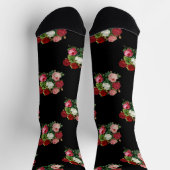 Chaussette Fleurs de Roses Anciennes (Haut)