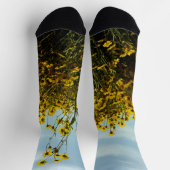 Chaussette Fleurs de soleil fleurs sauvages (Haut)