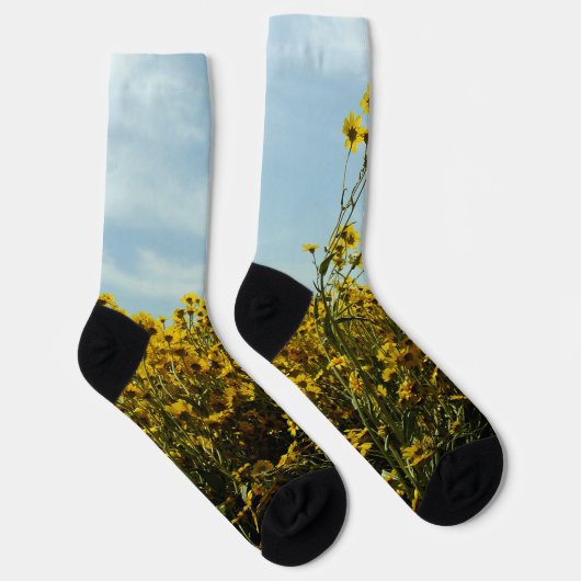 Chaussette Fleurs de soleil fleurs sauvages (Droite)