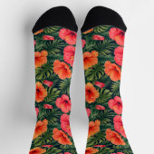 Chaussette Fleurs de Tilleul Tropical Vibrant (Haut)