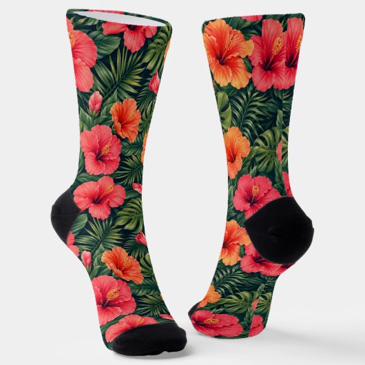 Chaussette Fleurs de Tilleul Tropical Vibrant (Angulaire)