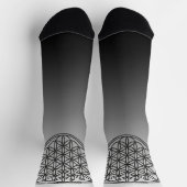 Chaussette FLEURS DE VIE - Symbole de géométrie sacrée plan 1 (Haut)