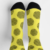 Chaussette FLEURS DE VIE - Symbole de géométrie sacrée plein  (Haut)