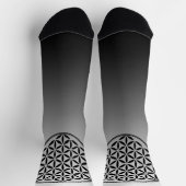 Chaussette FLEURS DE VIE - Symbole de géométrie sacrée plein  (Haut)