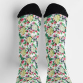 Chaussette Fleurs d'été colorées motif (Haut)