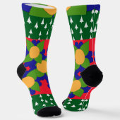 Chaussette Fleurs Et Arbres Vacances (Angulaire)