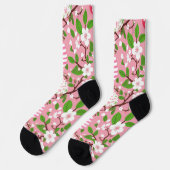 Chaussette Fleurs et oeufs (Gauche)