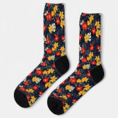 Chaussette Fleurs exotiques Motif Floral (Gauche)