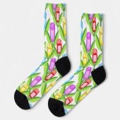 Chaussette Fleurs GPS (Gauche)
