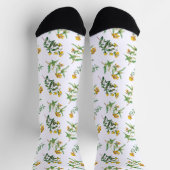 Chaussette Fleurs Jaunes (Haut)