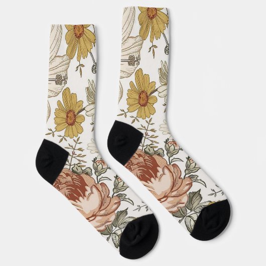 Chaussette Fleurs magnifiques (Droite)